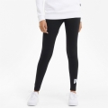 Puma Freizeit-Leggings Essentials Logo - Baumwolle - schwarz Damen